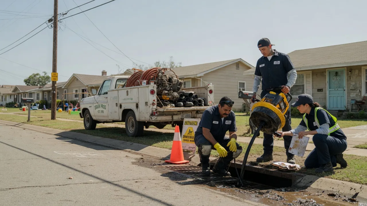 Drain Cleaning in Falcon Heights, TX near me